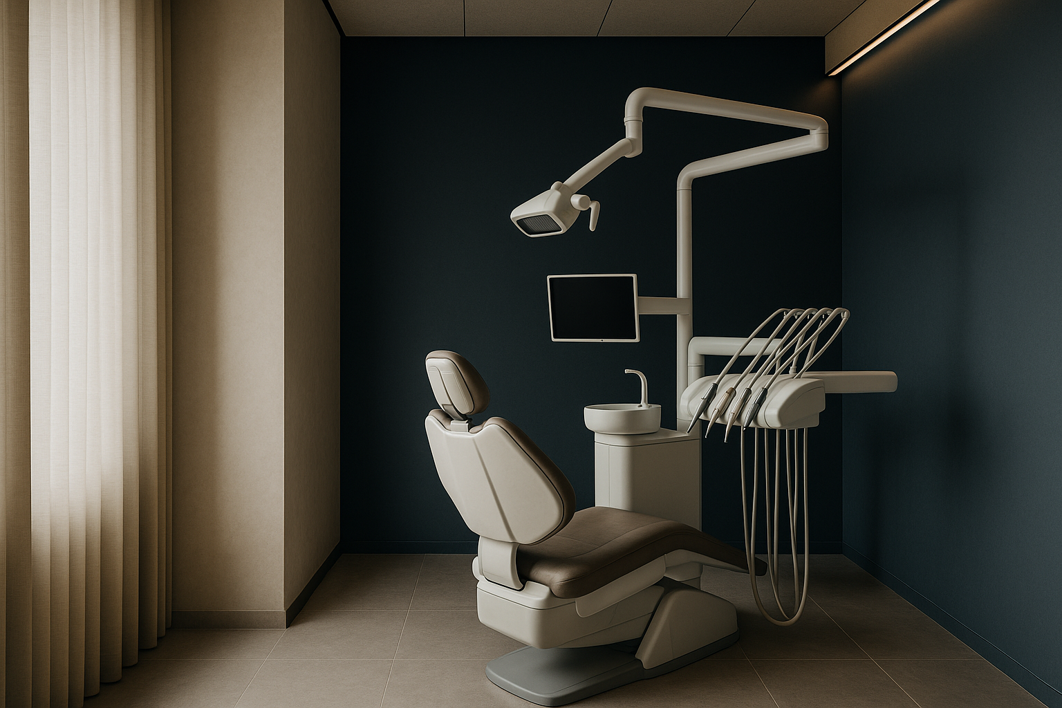 A modern Turkish dental clinic illustrating the cost of dental implants in Turkey.