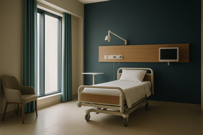 Turkey health standards in a modern hospital environment.
