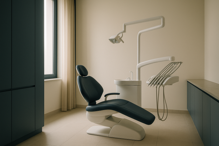 A modern dental clinic in Turkey with a focus on 'Turkey Teeth' treatments.