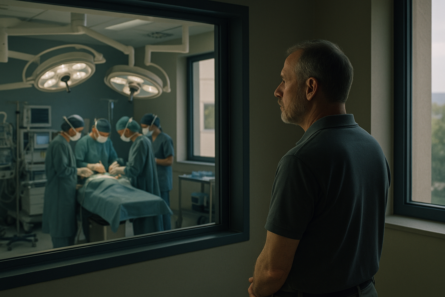 Operating theatre in Turkey with surgeons performing plastic surgery.