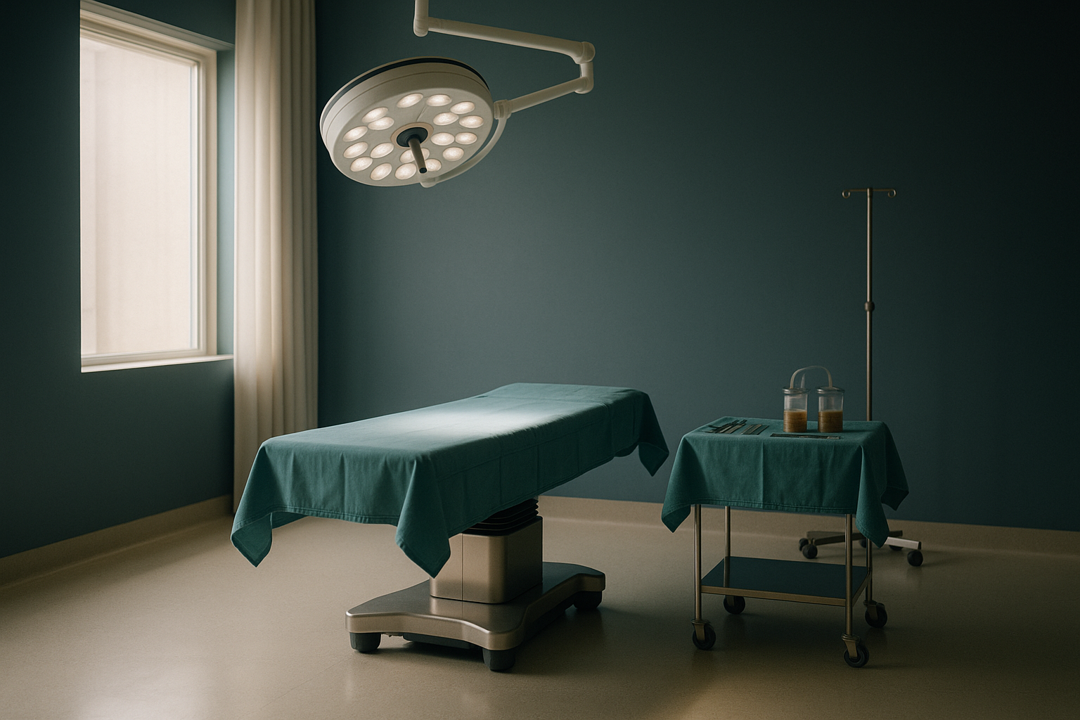 Operating theatre setup for a Brazilian Butt Lift, highlighting the equipment for achieving a BBL body.