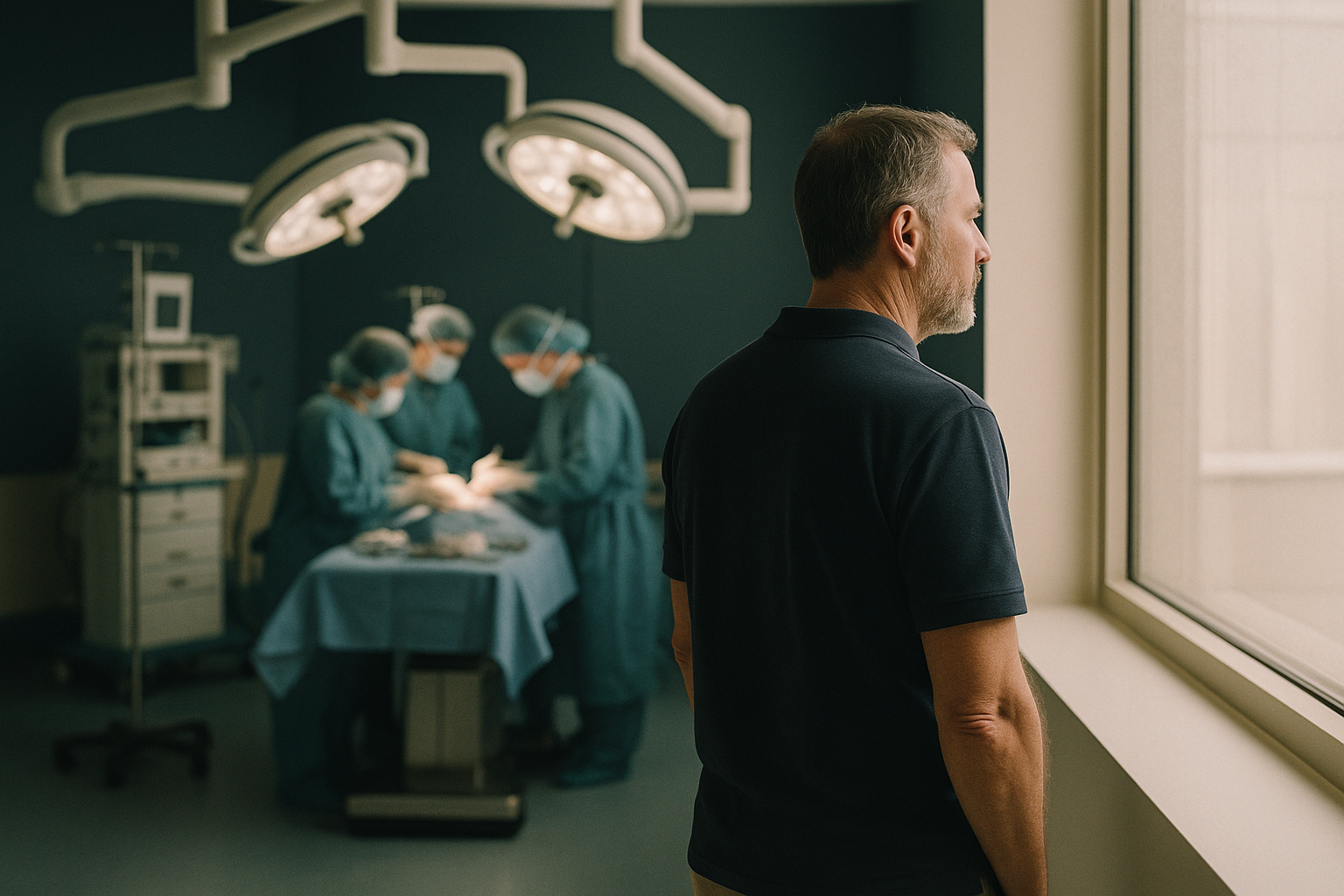 Operating theatre with surgeons performing plastic surgery, illustrating trends in the U.S.