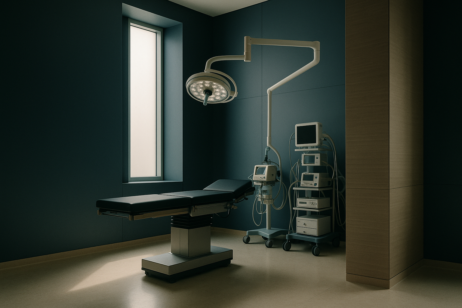 Aesthetic surgery in Istanbul operating theatre with advanced equipment.
