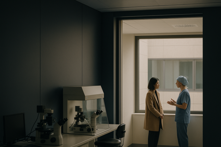 Barcelona IVF cost analysis in an embryology lab with advanced equipment.