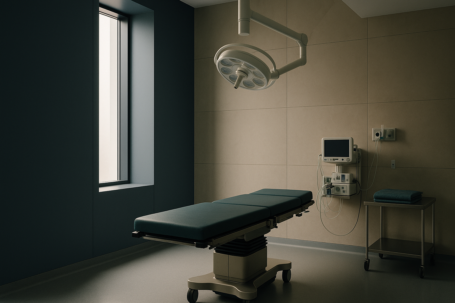 Operating theatre in Turkey for Brazilian butt lift surgery with medical team and equipment.