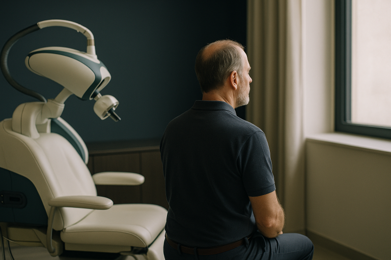 A modern clinic setting illustrating the cost of hair transplant procedures.