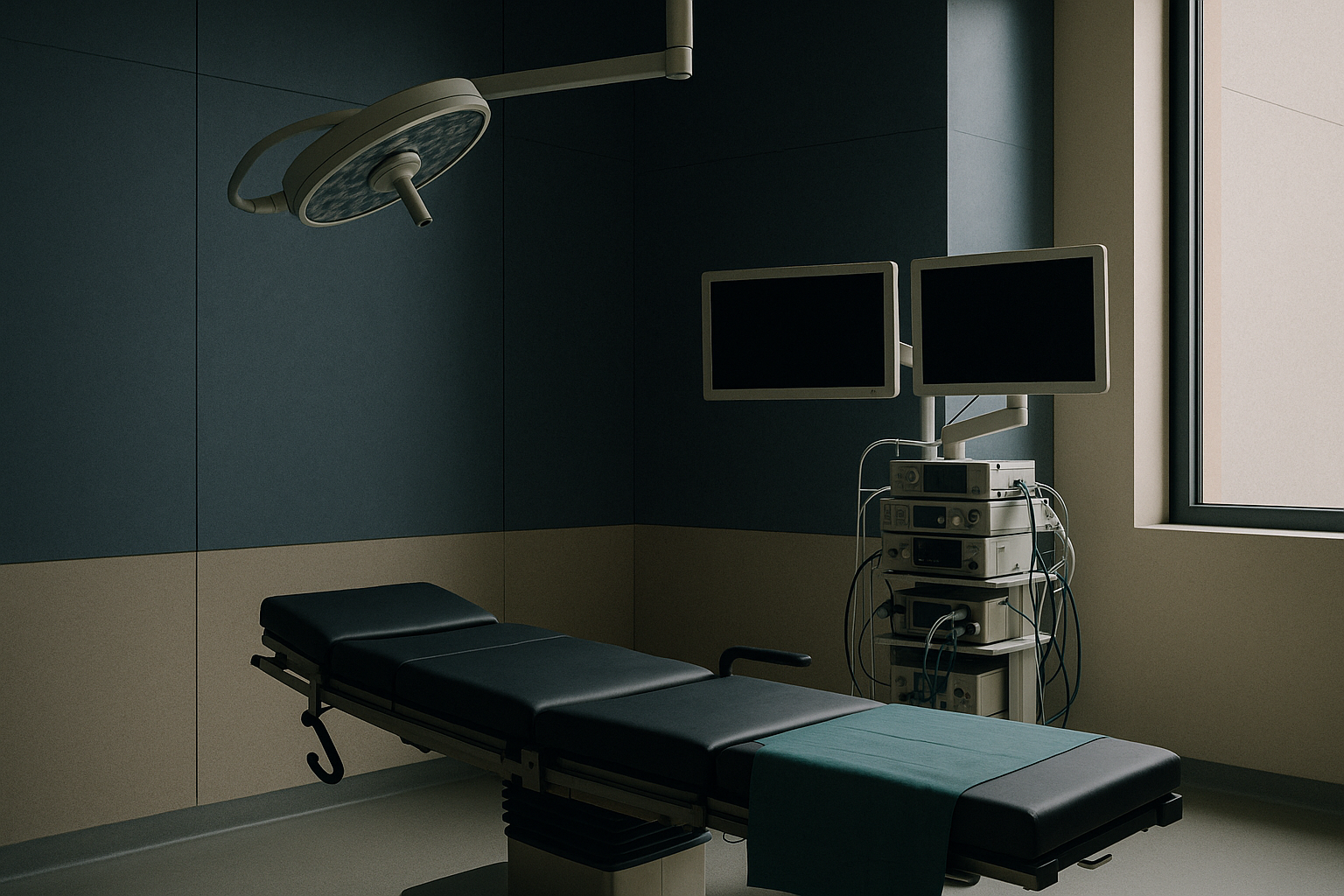 Advanced operating theatre setup for obesity surgery, illustrating the cost of obesity surgery options.