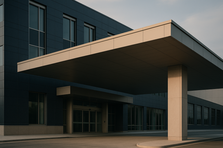 Advanced cosmetic surgery clinic in Turkey, setup for facelift procedure.