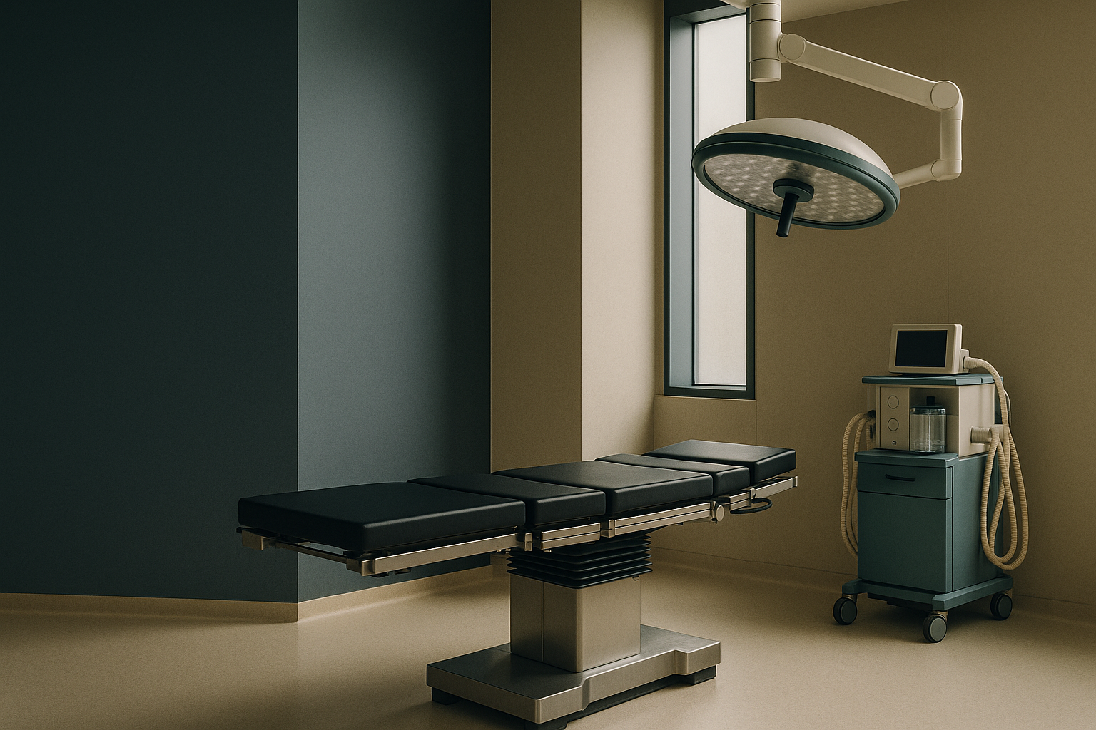 A modern operating theatre prepared for gastric bypass and sleeve surgeries with advanced surgical equipment.