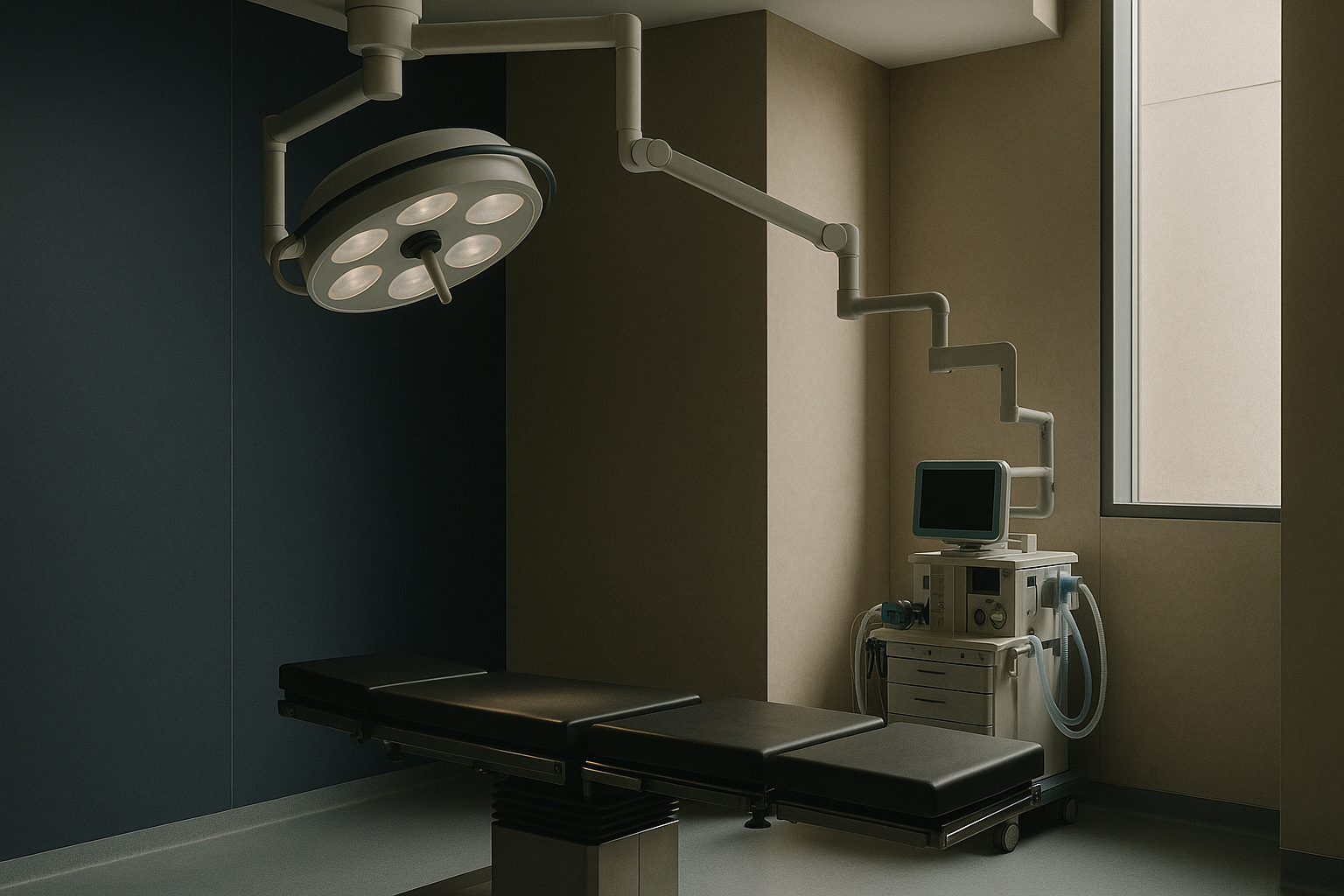 Operating theatre in Istanbul for gastric sleeve surgery with advanced equipment.