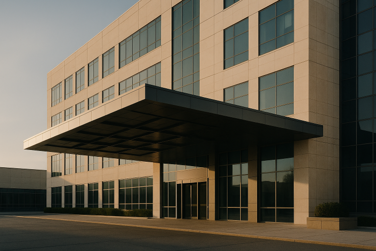 A modern clinic setting for a hair transplant for women consultation.