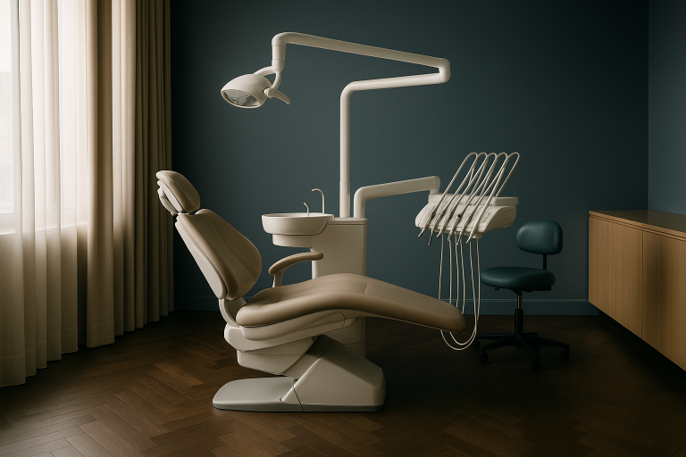 Modern dental clinic in Istanbul discussing Hollywood smiles dental options with a patient.