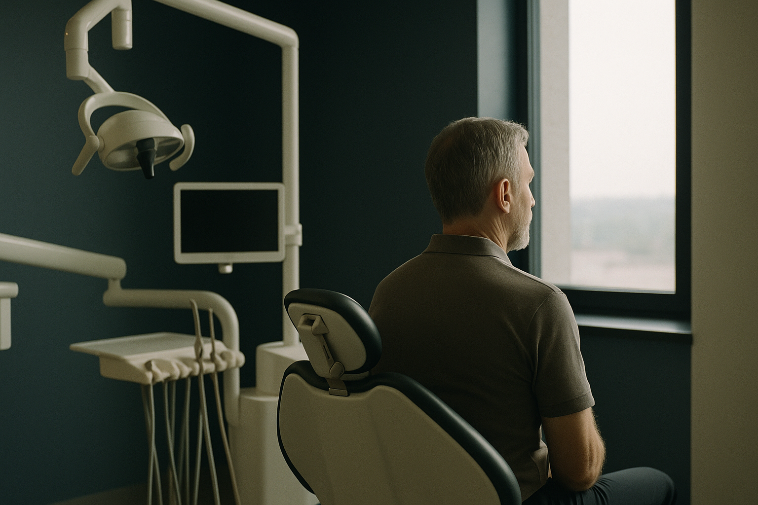 Modern dental clinic with equipment and patient consultation for Hollywood smiles.