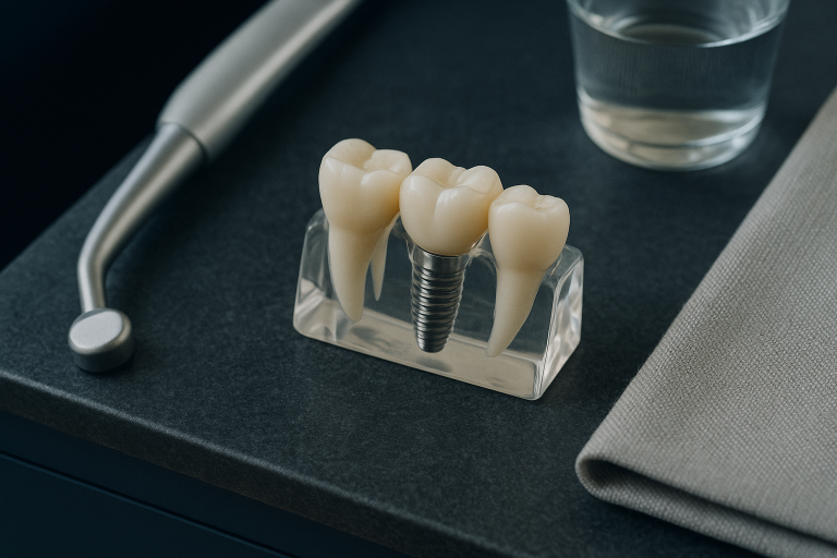 How much is a dental implant consultation in a modern dental clinic.