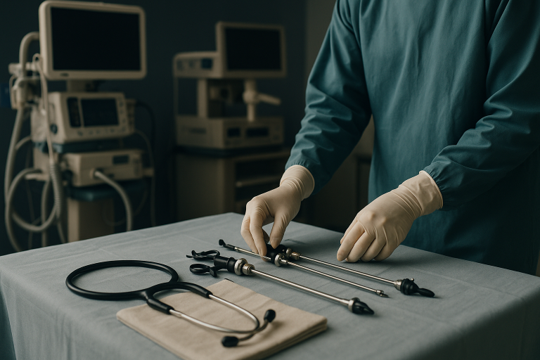 Lap banding surgery cost considerations in an operating theatre setup.