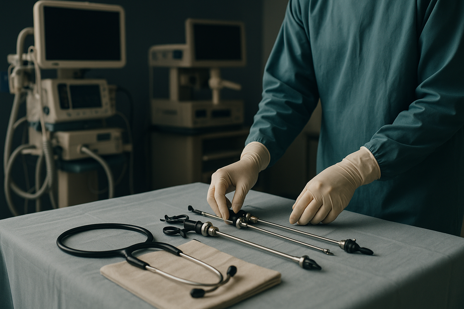 Lap banding surgery cost considerations in an operating theatre setup.