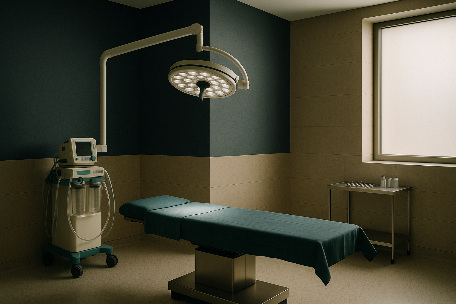 Modern operating theatre in Turkey for liposuction procedure