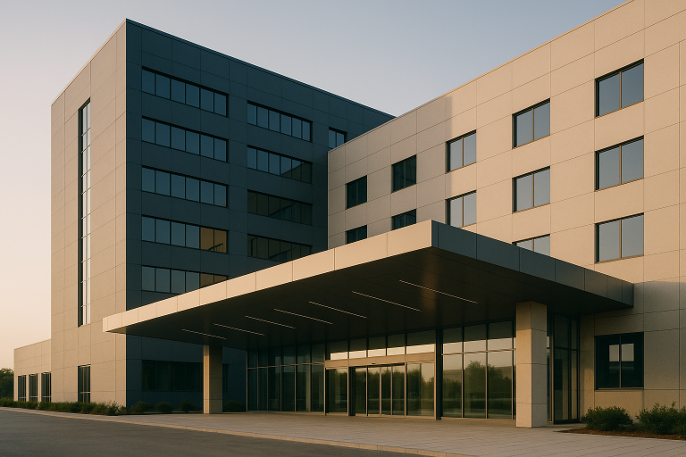 Modern healthcare facility in Turkey, illustrating medical tourism options.