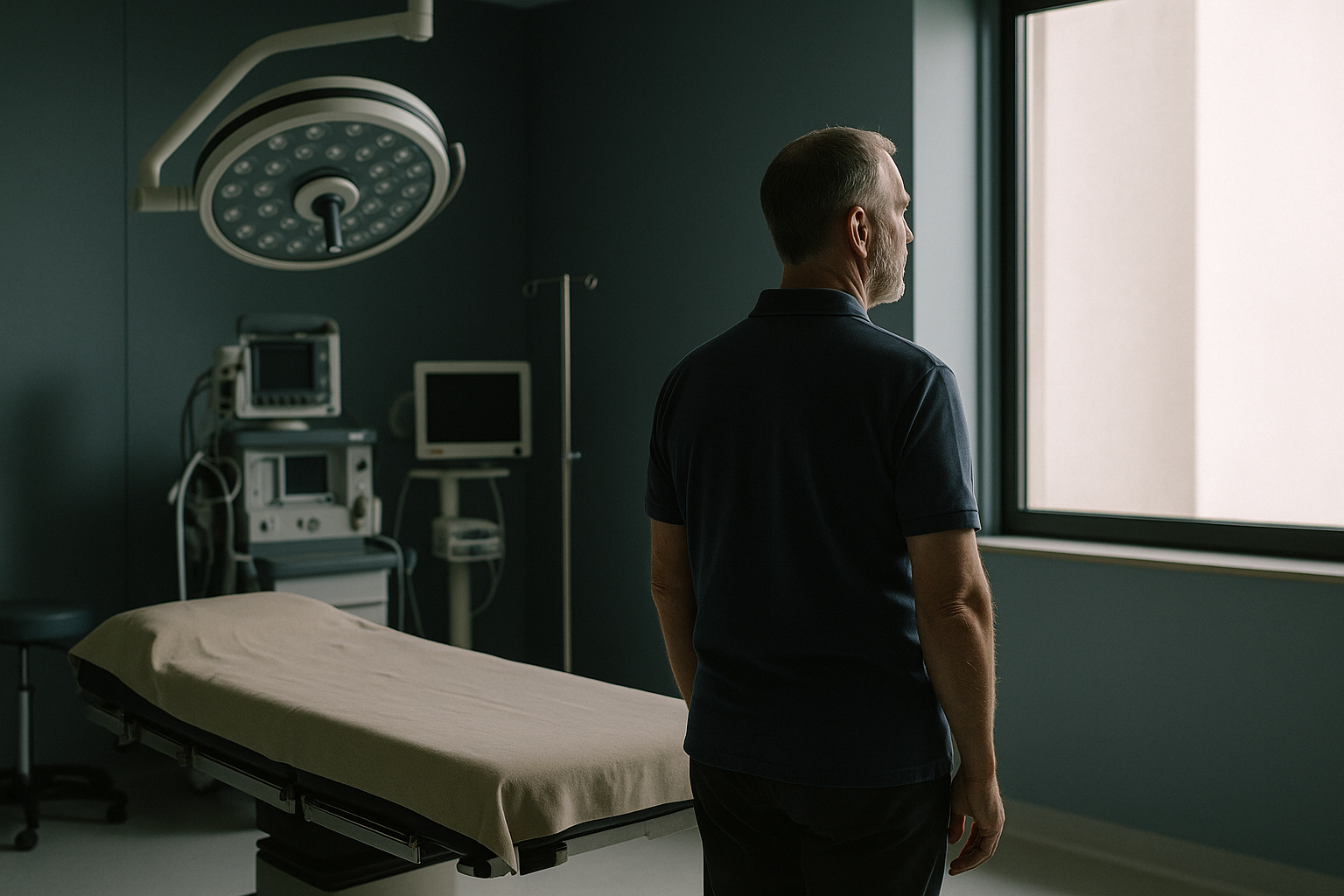 Operating theatre in Turkey set for a mini facelift procedure, illustrating the mini facelift Turkey price context.