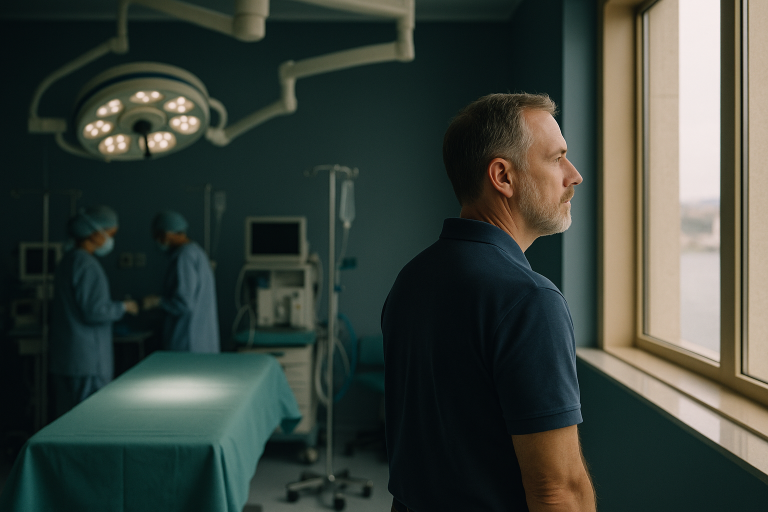 Operating theatre for rhinoplasty in Istanbul, Turkey, showcasing advanced medical facilities.