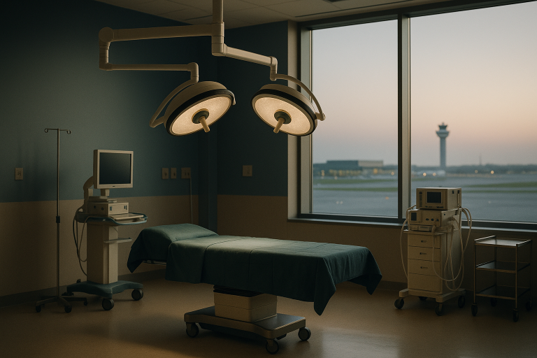Surgeons performing RNY surgery in a modern operating theatre, illustrating RNY cost considerations.