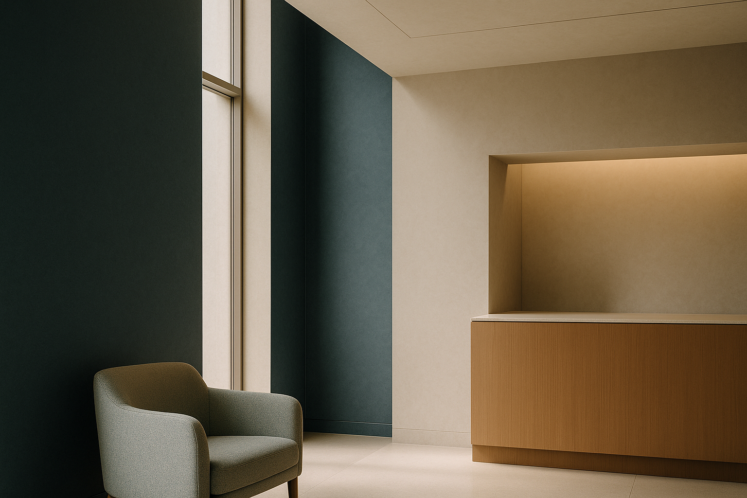 Singapore medical tourism accommodation costs 2026: modern hotel lobby with seating and reception desk.