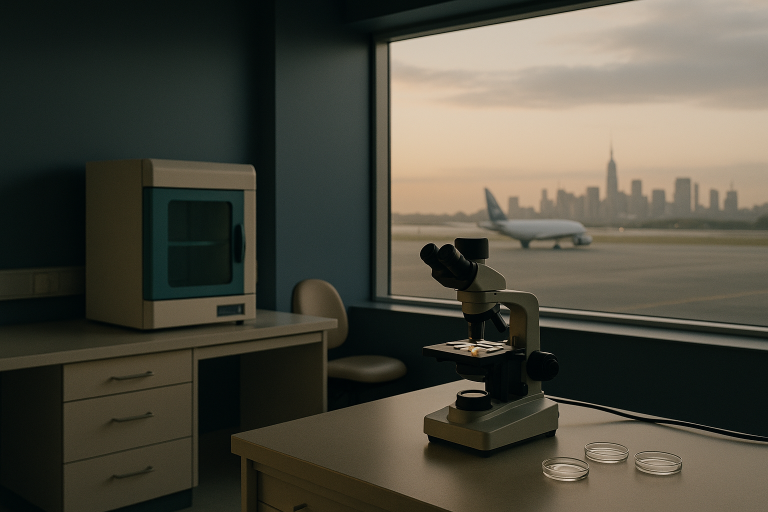 Embryology lab in a top IVF centre with advanced equipment.