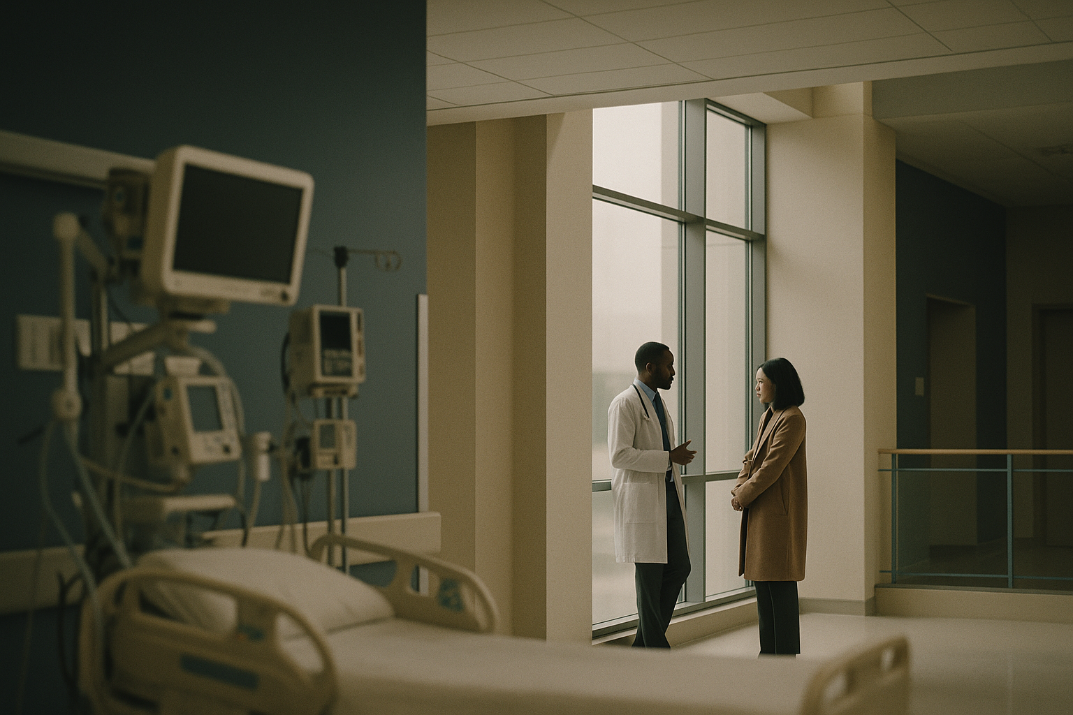 Travelling doctors collaborating in a global healthcare setting, enhancing access to specialised medical care.
