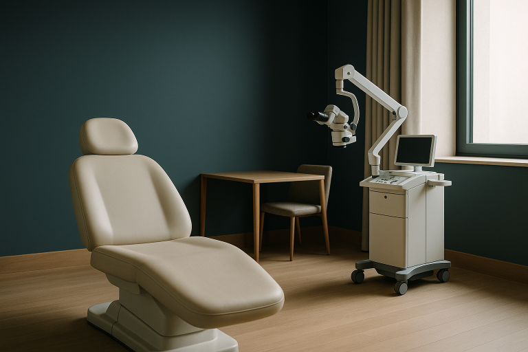 Consultation with Turkish plastic surgeons in a modern clinic.