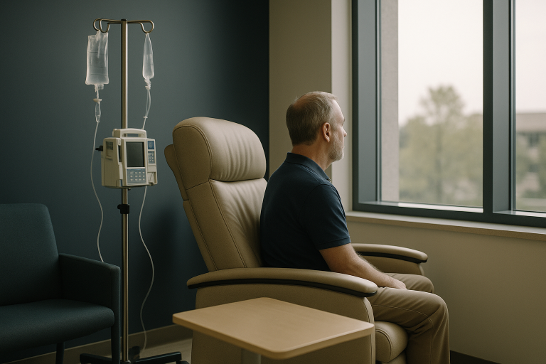Modern oncology treatment room for the best cancer treatment in the world