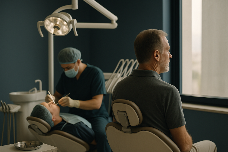 Dental implants Turkey cost procedure in a modern clinic.