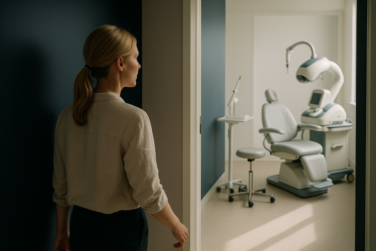 DHI transplant equipment in a modern clinic setting.