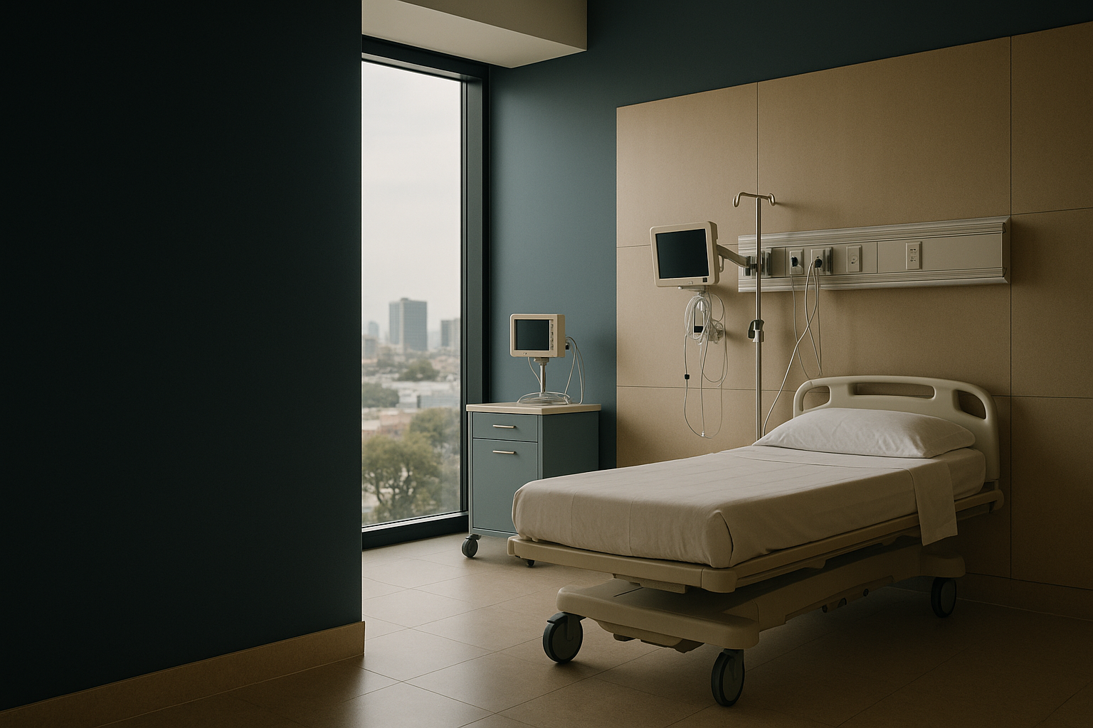 Modern hospital room in Guadalajara Mexico, showcasing medical tourism costs in 2026.