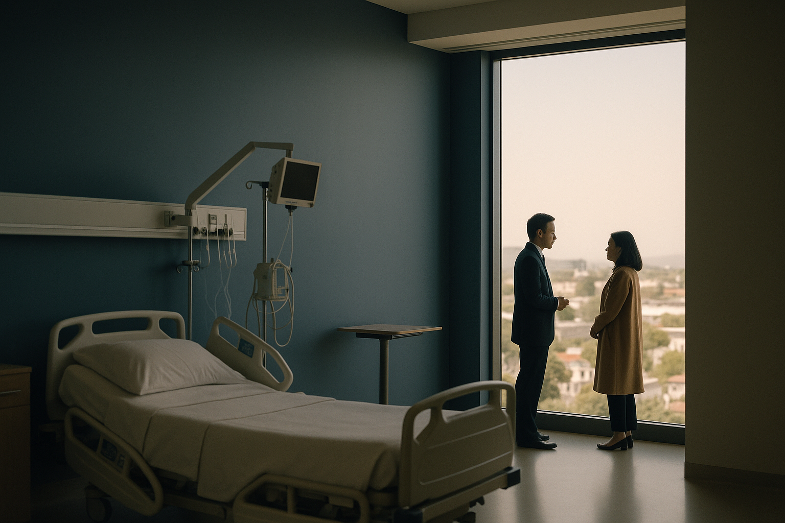 Modern hospital room in Mexico showcasing state-of-the-art medical equipment for health tourism.
