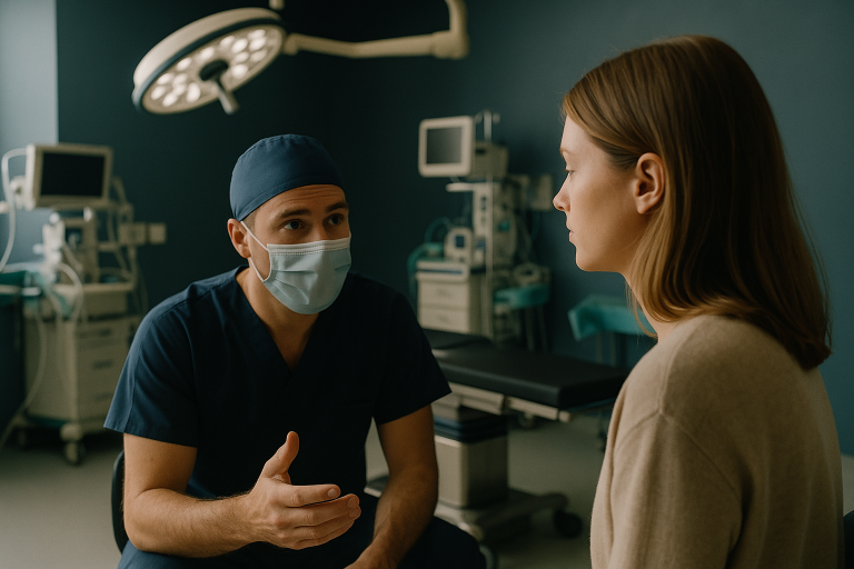 Advanced surgical theatre in Turkey for breast surgery, highlighting safety and modern equipment for 'turkey boobs' procedures.