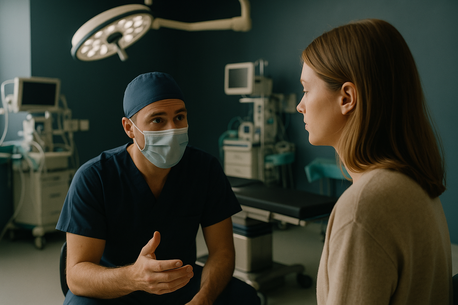 Advanced surgical theatre in Turkey for breast surgery, highlighting safety and modern equipment for 'turkey boobs' procedures.