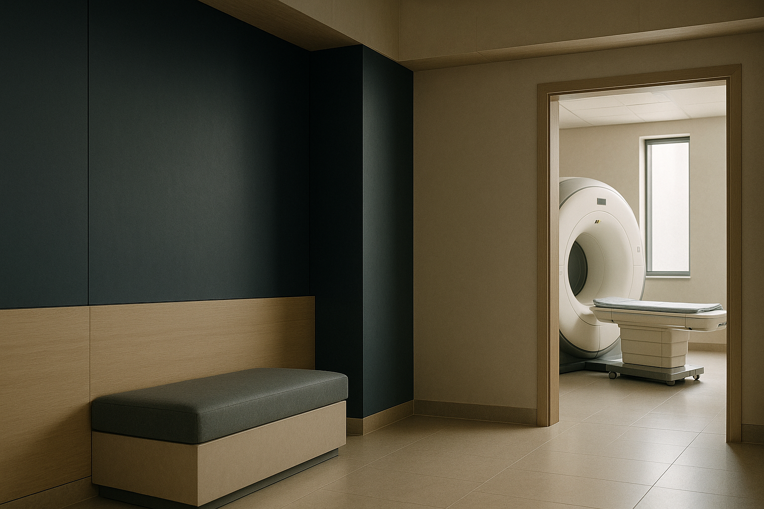 Turkish healthcare system exemplified by a modern hospital lobby with international patients.